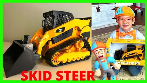 blippi videos skid steer|skid steer toys videos kids.